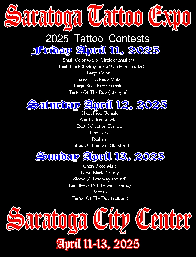 Saratoga Tattoo Expo Poster